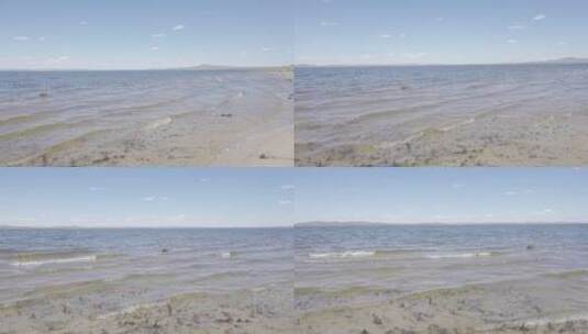 草原上的湖高清在线视频素材下载