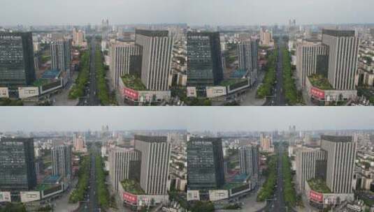 湖南株洲城市风光航拍高清在线视频素材下载