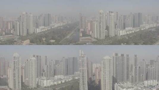 武汉城市空境高清在线视频素材下载