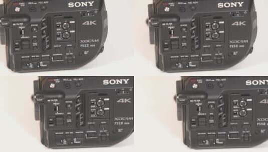SONY索尼FS5M2摄像机按键布局高清在线视频素材下载