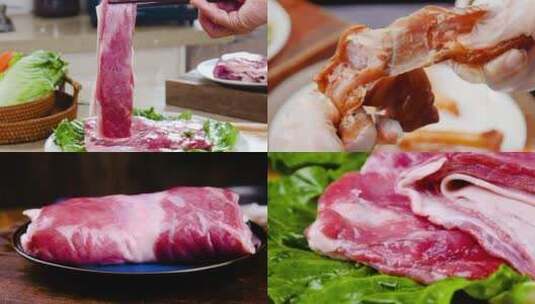 羊肉菜品高清在线视频素材下载