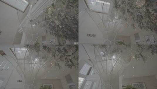 海南岛热带室内外建筑拍摄高清在线视频素材下载
