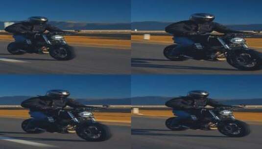 摩托车 汽车  风景高清在线视频素材下载