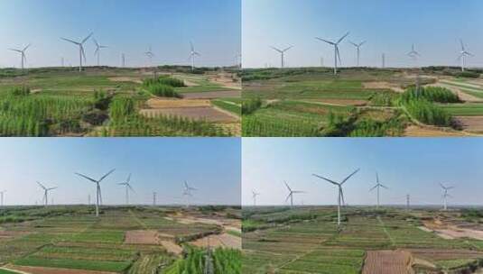 风力发电风电新能源高清在线视频素材下载