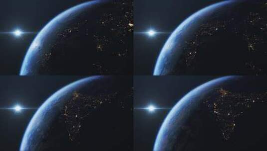 地球 宇宙 蓝色星球 数字地球  科技地球高清在线视频素材下载