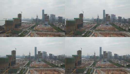 深圳湾超级总部基地建设蓝图高清在线视频素材下载