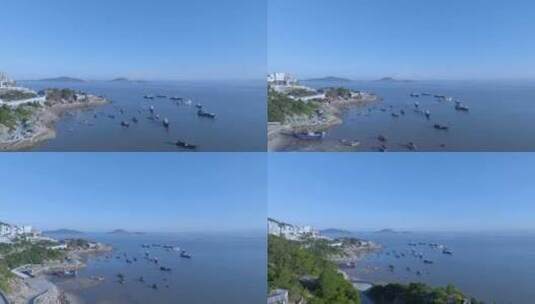 东壁村渔港高清在线视频素材下载