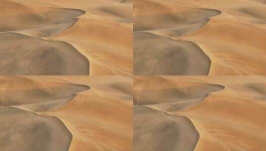 航拍沙漠纹理线条高清在线视频素材下载
