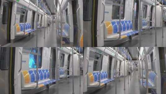 空无一人的地铁高清在线视频素材下载