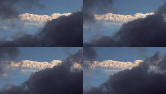 天空云彩流云晚霞风景高清在线视频素材下载