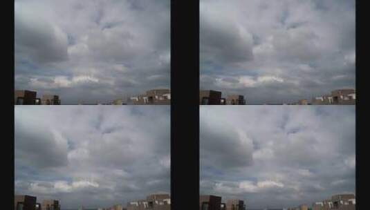 4K城市天空云朵高清在线视频素材下载