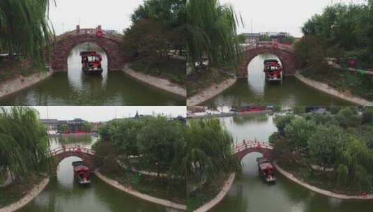小桥流水古建筑宛园东宛园古代建筑高清在线视频素材下载