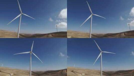 风力发电风车高清在线视频素材下载