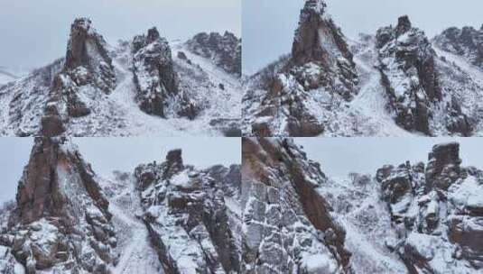 阿尔山玫瑰峰高清在线视频素材下载