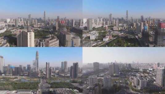 宁波城市空镜航拍合集高清在线视频素材下载