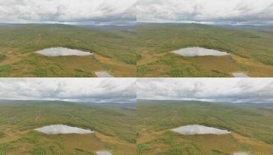 汗马国家级自然保护区 牛耳湖高清在线视频素材下载