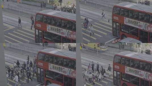 香港中环街景高清在线视频素材下载