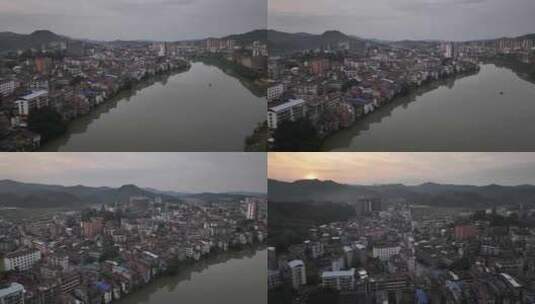 广西三江侗族自治县航拍高清在线视频素材下载