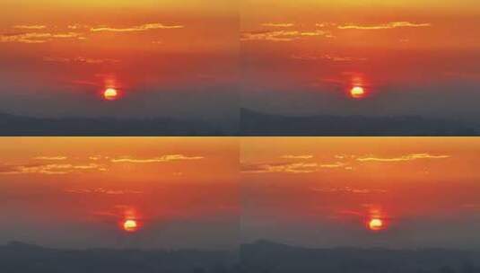 广西桂林喀斯特地貌夕阳高清在线视频素材下载
