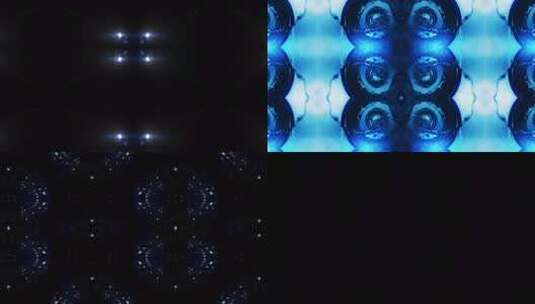 34 4K彩色粒子运动拼贴背景高清在线视频素材下载