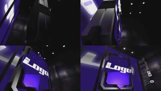 3D大荧幕LOGO片头展示AE模板高清AE视频素材下载
