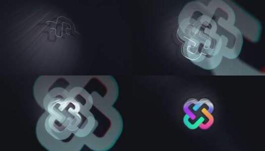 三维 logo 演绎 创意 标志高清AE视频素材下载