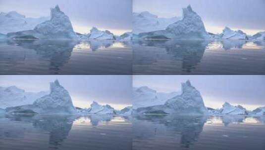北极的冰川高清在线视频素材下载