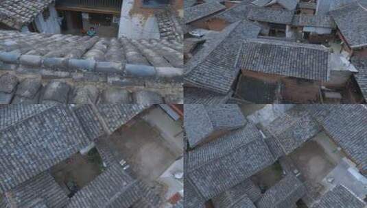 老村落视频云南彝族农村院子里彝族妇女高清在线视频素材下载