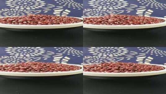 有机红豆煮粥食材4k旋转展示高清在线视频素材下载