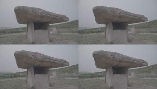旧石器时代遗址辽东石棚LOG高清在线视频素材下载