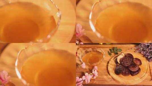 【镜头合集】料酒黄酒提鲜增香的香菇水高清在线视频素材下载