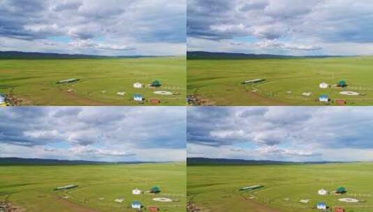 内蒙古风景航拍高清在线视频素材下载