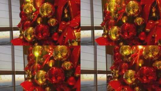 济南凯宾斯基酒店，圣诞节活动美食、酒会高清在线视频素材下载