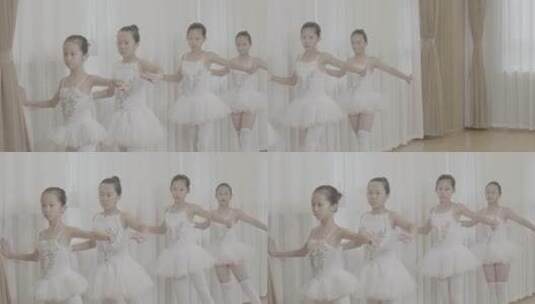 芭蕾舞女孩-横摇高清在线视频素材下载