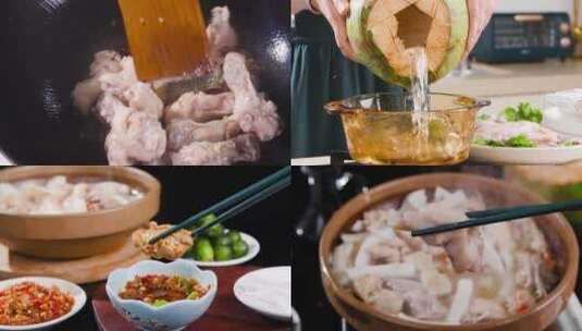 鸡肉菜品合集高清在线视频素材下载