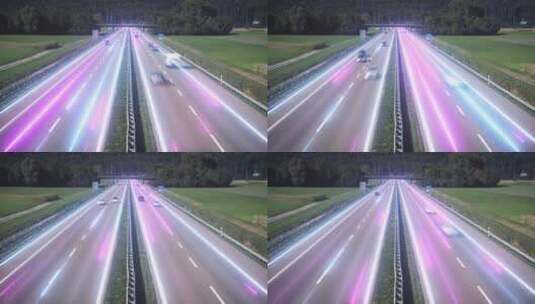 智能车道高速高清在线视频素材下载