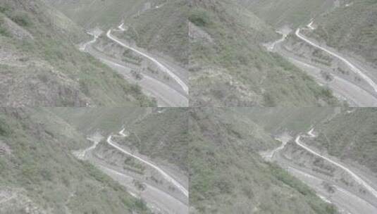20200620 西藏盐井 公路318 悬崖村落 4k _0954高清在线视频素材下载