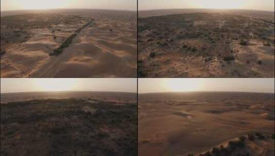 阿联酋阿布扎比沙漠日落5高清在线视频素材下载
