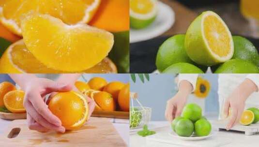 新鲜橙子素材高清在线视频素材下载