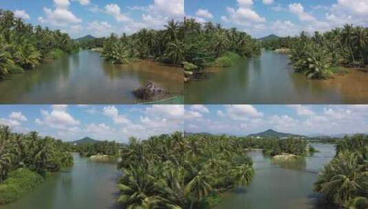 海南“椰子洲岛”4K高清在线视频素材下载