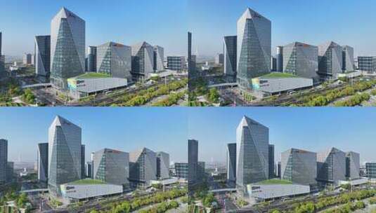 上海东方体育中心浦东建设前滩发展上海地标高清在线视频素材下载