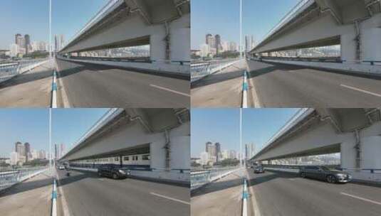 重庆菜园坝大桥延时摄影高清在线视频素材下载