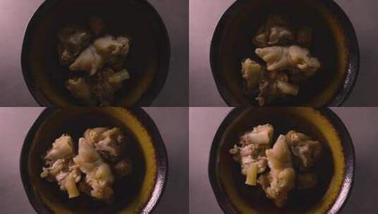4K上海传统美食糟猪脚高清在线视频素材下载