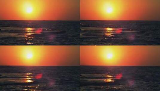 4k地中海的日落高清在线视频素材下载