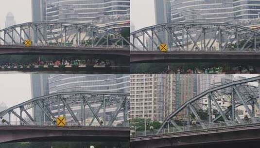 【4K50P】广州城市风光海珠桥高清在线视频素材下载
