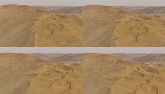 航拍巴丹吉林沙漠高清在线视频素材下载