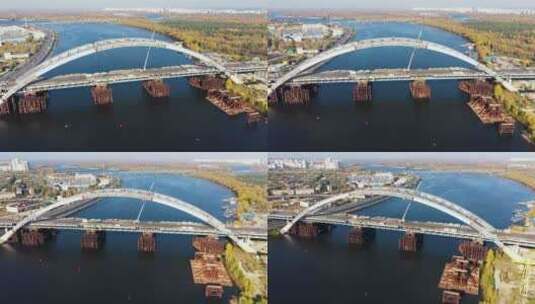大城市里的桥高清在线视频素材下载
