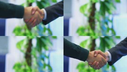 金融握手 成功商人握手 携手 商务合作高清在线视频素材下载