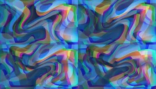 抽象纹理光泽概念图案液体高清在线视频素材下载