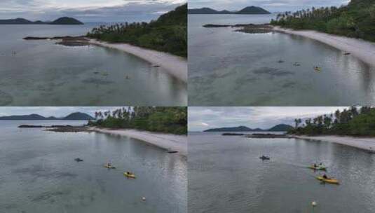 泰国苏梅岛拉迈海滩海滨度假自然风光航拍高清在线视频素材下载